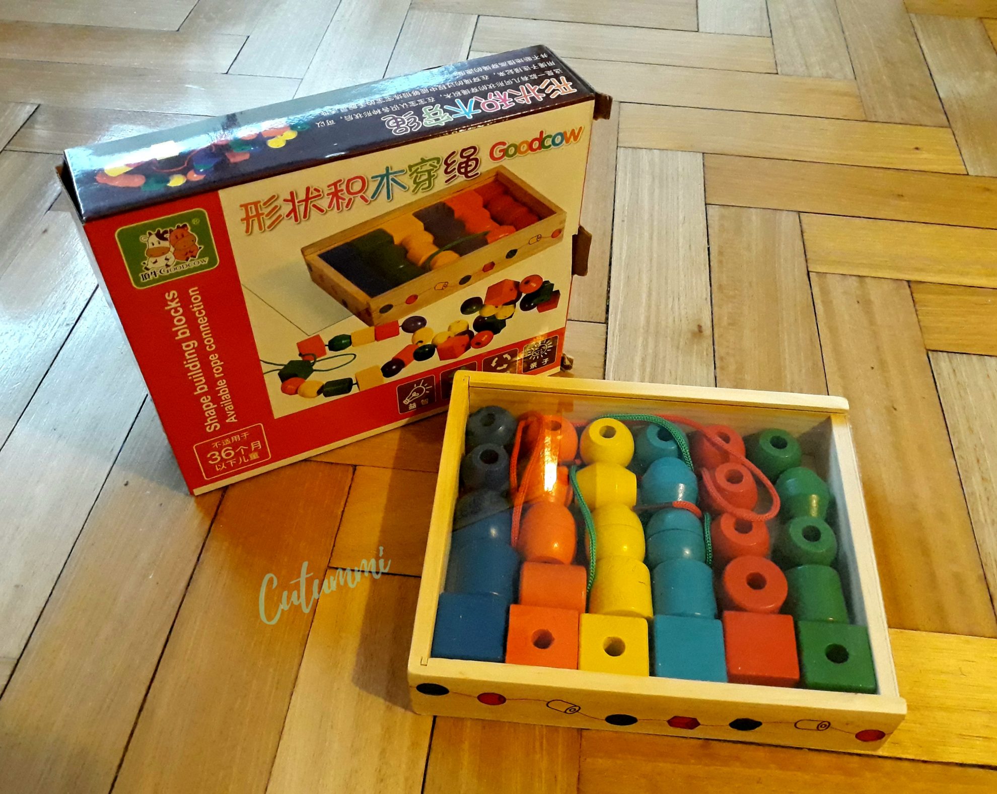 Cuentas Cuencas Didacticas Bloques de Madera Montessori CUTUMMI Aprender Jugando